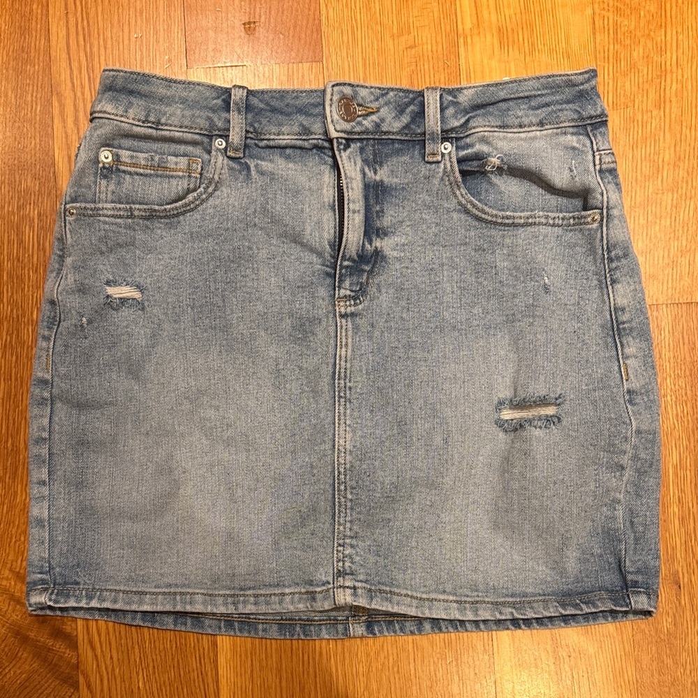 Garage Denim Mini Skirt, EUC, M